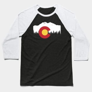 Snowboard Colorado Baseball T-Shirt